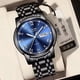 thumbnail image 2 of Reloj LIGE Reloj deportivo de moda para hombre acero completo color azul claro, 2 of 5