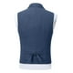 thumbnail image 4 of pstuiky Hombres Tanque, Camisa de hombre sin mangas de color liso con múltiples bolsillos, cómoda y transpirable. Chaleco para hombre xs, 4 of 5