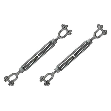 

Galvanized Turnbuckle - Jaw & Jaw - 5/16 x 4 1/2 - 2 Pack