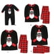 thumbnail image 5 of Wosthever Conjunto de pijamas familiares de Navidad con cuello redondo, pantalón superior, ropa de dormir, ropa de dormir BB para adultos Kits de decoración para fiestas mujeres S, 5 of 6