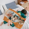thumbnail image 4 of Personalised Photo Blanket Throw,Customized Blankets with Photo Text Collage, Custom Flannel Blankets for Child and Adults Mother's Day Birthday Wedding Gift Fits Couch Sofa Bedroom 125x100cm, 4 of 6