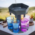 thumbnail image 2 of Labymos Upgrade 6 Shot Glass Dispenser and Holder,Dispenser For Filling Liquids with 6pcs Silicone Plug, 2 of 8