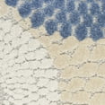 thumbnail image 3 of Nourison Aloha Indoor/Outdoor Blue/Grey 5'3" x 7'5" Area Rug, (5x7), 3 of 9
