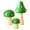 Green, variant on Tanuke Wooden Mushroom Decor Exquisite Craft Home Office Desktop Ornament for Art Lovers, 3Pcs for Bedroom Study Room Coffee Shop (Purple)