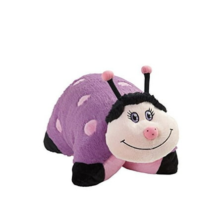 My Pillow Pet Lady Bug Large Pink And Purple Walmart Com