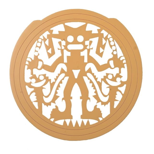 EeaseCA Acoustic Guitar Soundhole Cover Guitar Accessory for Sound Hole Feedback Control (Pattern A)