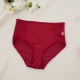 thumbnail image 2 of WULMLEO Women Sexy Lace Panties High Waist Underpants Lingerie Intimates Female Plus Size Briefs Underwear Red XL, 2 of 3