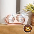 KTMGM Desktop DoubleHeaded, DualBlade Aromatherapy Fan, Usb