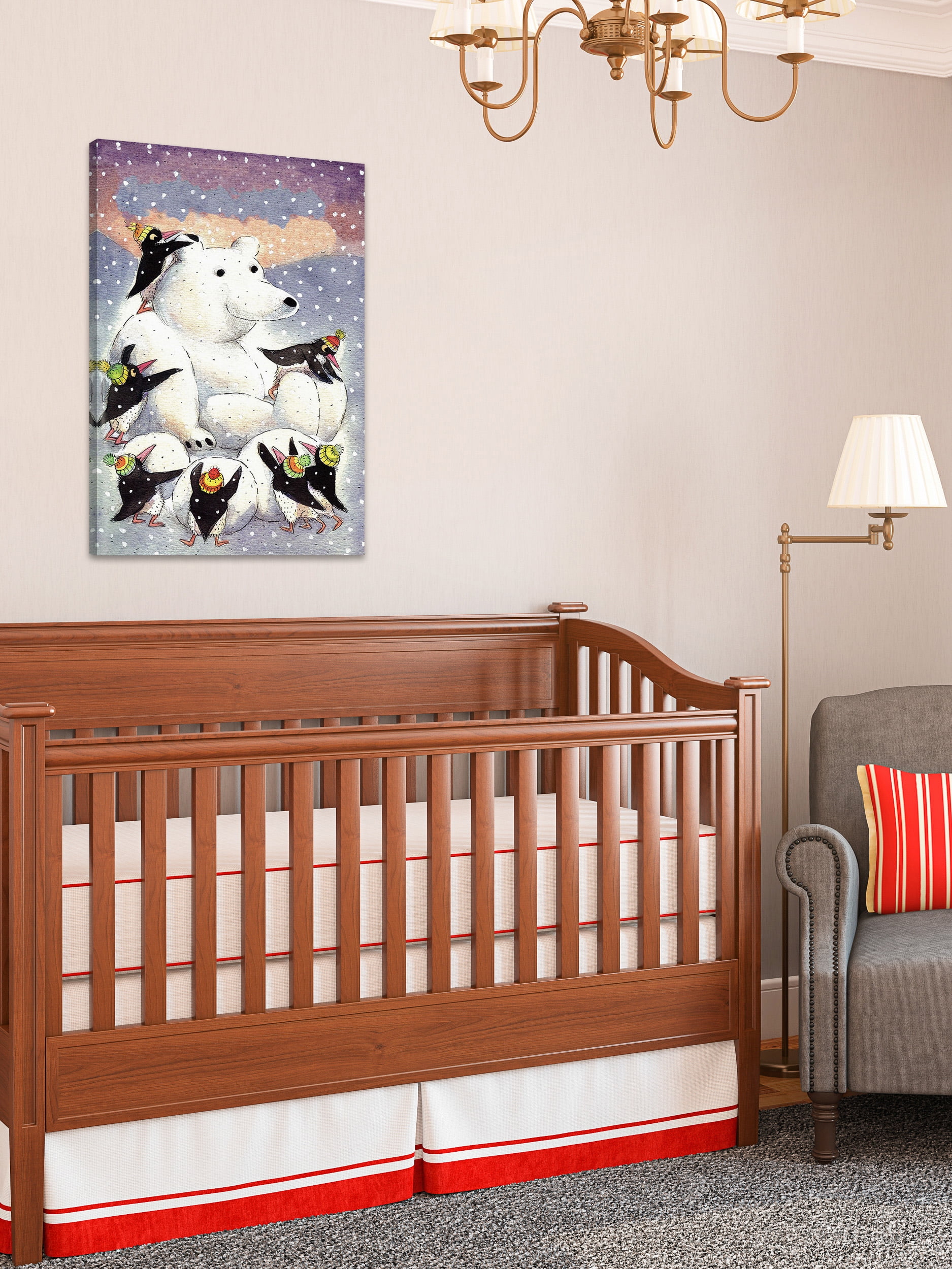 "Polar Friends" Painting Print on Canvas