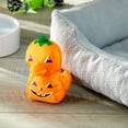 Vibrant Life Halloween Squeaky Plush Dog Toy for Chew Level 1, Pumpkin