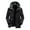 Black, variant on Lolmot Men's 3-in-1 Waterproof Coats Windproof Warm Outdoor Sports Hooded Jacket Mountaineering Hiking Travel Raincoat