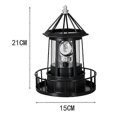 thumbnail image 3 of LED Solar Powered Lighthouse, 360 Degree Rotating Lamp Courtyard Decoration Waterproof Garden Towers Statue Lights A, 3 of 5