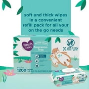 Fragrance Free Baby Wipes, 1200 Count (pack of 6 )