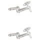 thumbnail image 1 of Toystoory Robusto tensor de bicicleta convertidor único aleación de aluminio bielas estabilizador desviador cremallera cadena guía polea Plata 2Conjunto, 1 of 6