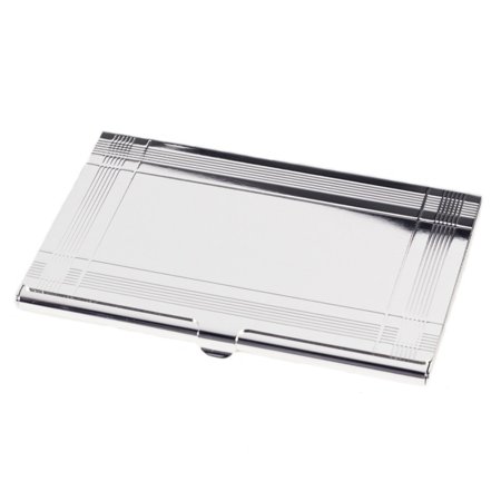 UPC: 0797140321569 | Bey-Berk D156 Silver Plated Pocket Business Card Holder