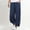 Blue, variant on qolati Women's Cotton Linen Pants Lightweight High Waisted Wide Leg Palazzo Pant Comfy Casual Loose Lounge Trousers with Pocket