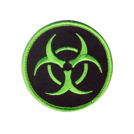 Rothco Biohazard Morale Patch with Hook Back, 3.25