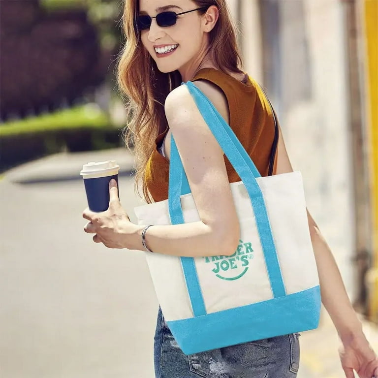 Trader Joe's Mini Pastel Canvas Tote Bags,2025 Limited