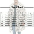 thumbnail image 3 of Coats For Men Sevevn Mens Warm Faux Furry Long Coat Jacket Winter Turn Down Collar Outerwear, 3 of 9