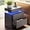 Grey, variant on Night Stand with Charging Station, Modern Grey Nightstand with LED Light and Drawers, Bedside Tables/End Table for Bedroom
