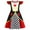 A03603-Red, variant on Benylion The Nightmare Before Christmas Sally Costume Girls Sally Outfits Cosplay Dress Up for 5-6 years
