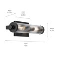 thumbnail image 4 of 45648PN-Kichler Lighting-Azores - 2 Light Bath Vanity In Industrial Style-4.5 Inches Tall and 16 Inches Wide-Polished Nickel Finish, 4 of 6