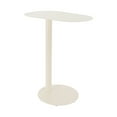 thumbnail image 5 of ToppiJoy 25in Modern C-Shaped End Table, Small Sofa Side Table Metal Side Table for Couch and Bed Snack Table Tray Table for Living Room Bedroom (Cream White), 5 of 23