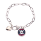 thumbnail image 1 of Pulsera de cadena de corazón diseño Totem tattoo esqueleto humano Indian Unbranded, 1 of 3