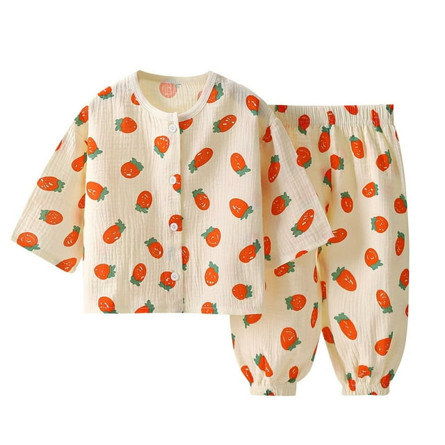 WEIYLL Ensembles de Pyjama pour Garçons, Pantalons Lanternes à Manches Longues, Confortables, Fins, 2 Pcs pour 4-5 Ans