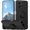 Black, variant on Compatible with Redmi Note 12 4G Case with Ring Kickstand Green, for Redmi Note 12 4G Phone Case Silicone Liquid with Soft Microfiber Lining Slim Shockproof Protective Cover (Black)