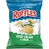 Ruffles Sour Cream & Onion Potato Chips , 2,25 oz Bag