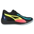 thumbnail image 1 of PUMA Rise Nitro Basketball Mens Black Sneakers Athletic Shoes 37701203, 1 of 12