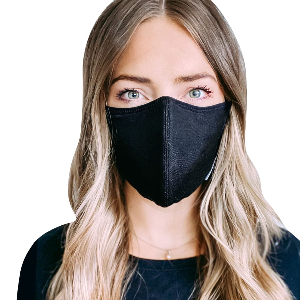 Shero Copper Ion and Zinc Oxide Infused Mask 3 Layer Black ML