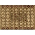 thumbnail image 1 of Ahgly Company Indoor Rectangle Abstract Brown Modern Area Rugs, 7' x 9', 1 of 4