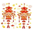 thumbnail image 3 of 2024 año del Dragón Se aferra a la ventana, pegatinas de puerta, pegatinas de pared, pegatinas de ventana para tienda, fiesta, espejo de cristal , 91.9 cm x 76.6 cm 919 cm x 766 cm, 3 of 8