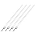 thumbnail image 1 of Clear Curtain Pull Rods – 4pcs Transparent Drapery Wands with Smooth Silent Rotation for Versatile Window Treatments for Blinds and Draperies, 1 of 1