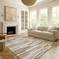 thumbnail image 6 of Addison Rugs Chantille Indoor/Outdoor Transitional Stripes Beige Machine Washable Rectangle Rug, 10' x 14', 6 of 8