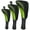 Green, variant on 3 Pack Golf Club Head Covers for Woods, Driver & Hybrid Universal Fit Long Design for Ultimate Protection Interchangeable Accessories