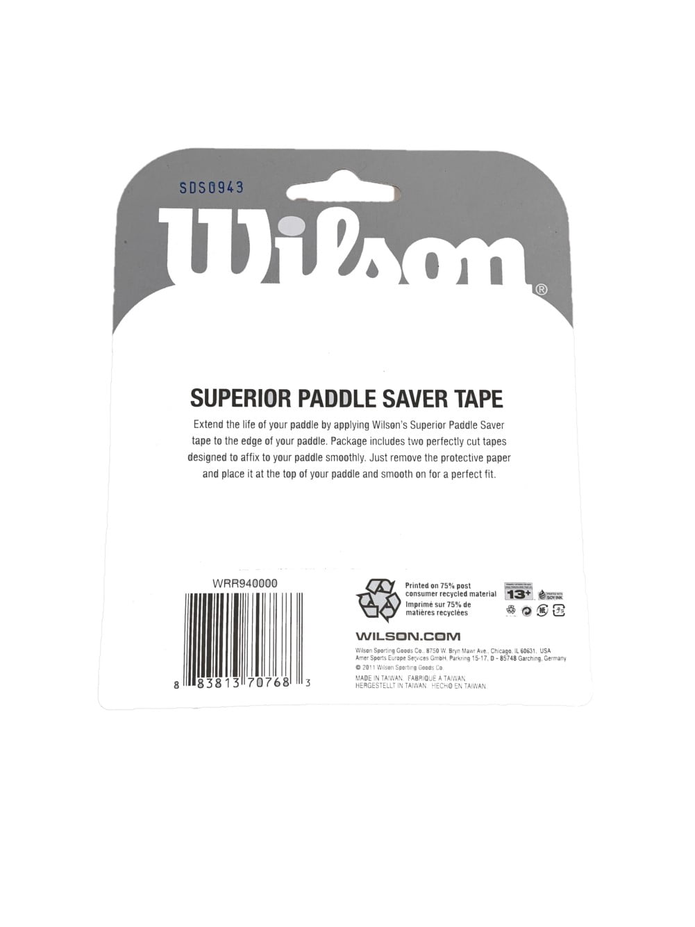 superior sporting goods on Wilson Superior Paddle Saver Tape Walmart Com Walmart Com