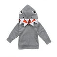 thumbnail image 1 of Faithtur Chandail à Capuche pour Bébé Mignon en Forme de Shark à Manches Longues, 1 of 4