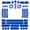 Blue, variant on Reflective Stickers Rim Stripes 42 Pcs, Bike Bicycle Decals Reflector Kit, Waterproof PET Plastic Reflective Stickers for Car Motorcycle Wheel, Night Visibility Adhesive Decals for Rim Decoration