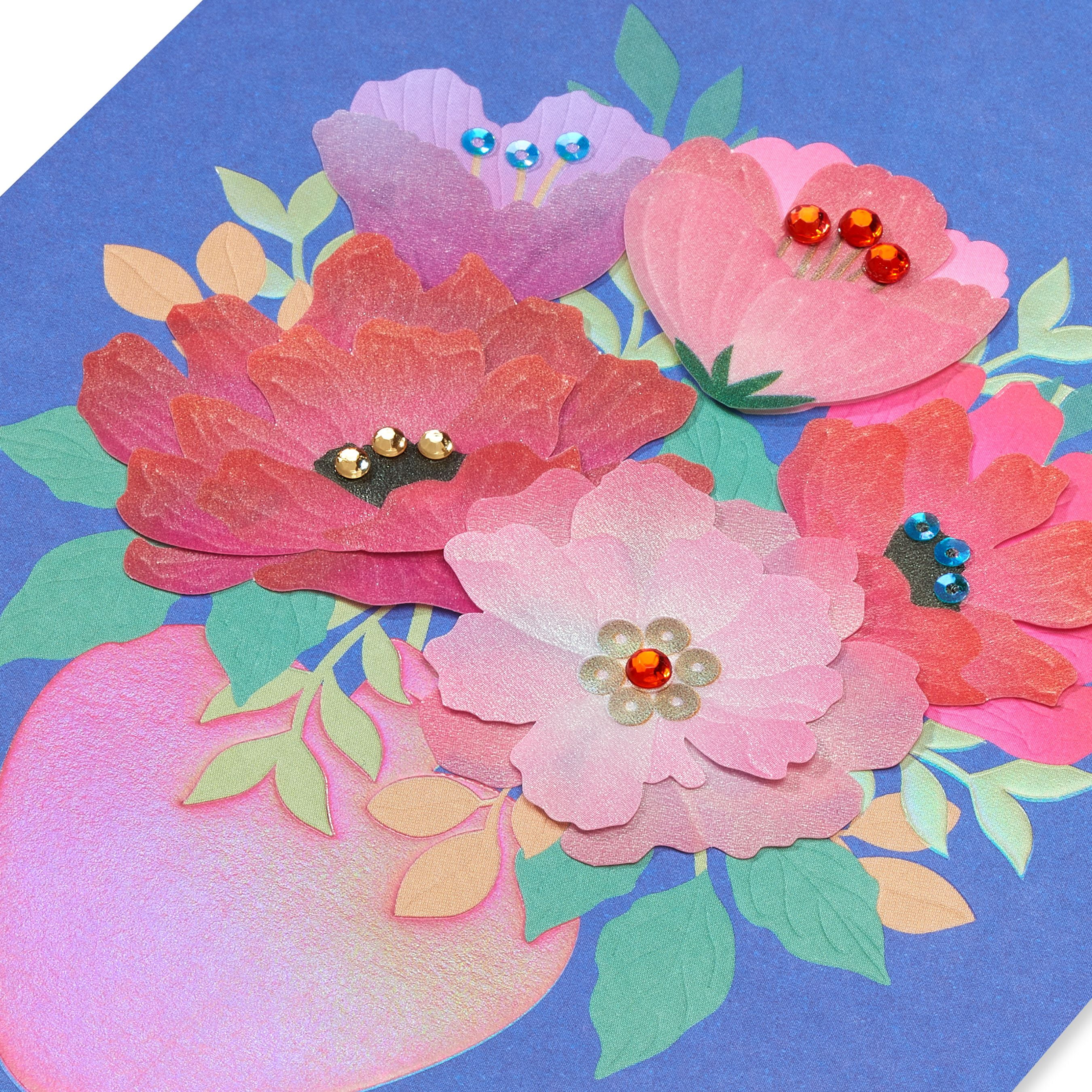 American Greetings Valentine's Day Card (Love Vase)