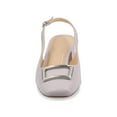 thumbnail image 6 of Journee Womens Everlee Sling Back Square Toe Pumps, 6 of 9