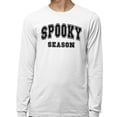 thumbnail image 2 of Collegiate Spooky Season Long Sleeve Shirt Unisex Large White, 2 of 5