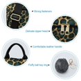 thumbnail image 7 of FORMRS Women's Travel Backpack Purse Anti-Theft Hidden Pockets Casual Shoulder Bag, Green Leopard Pattern, 7 of 7