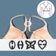 thumbnail image 4 of 3 uds nueva hebilla Invisible para sujetador envío gratis ropa interior en forma de sombra hebilla sujetador espalda íntima accesorios Clips soportes de correa, 4 of 5