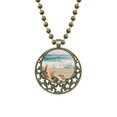 thumbnail image 1 of Playa de arena a estrella de Mar Mar Mar luz foto Colgante Estrella Collar Luna Cadena Joyas Unbranded M, 1 of 3