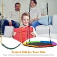 thumbnail image 4 of Gymax Swing Frame Stand with 2 Swing Set Swing Sets for Backyard w/ Ground Stakes, 4 of 10