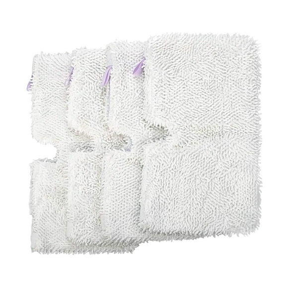 4 Pack Replacement Washable Microfiber Mop Pads Cleaning Pads For Steam Pocket Quick Stick