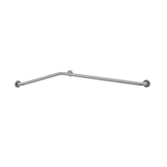 ASI-3750-P - Snap Flange (1-1/4" O.D) Peened - Horizontal Grab Bar, 24” x 36”